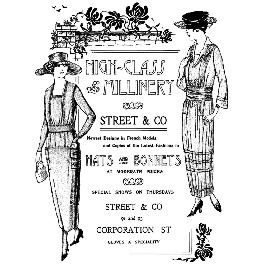 Hats and Bonnets Stamp