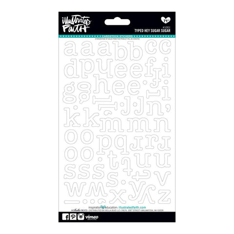 Illustrated Faith Hey Sugar Sugar Letter Stickers
