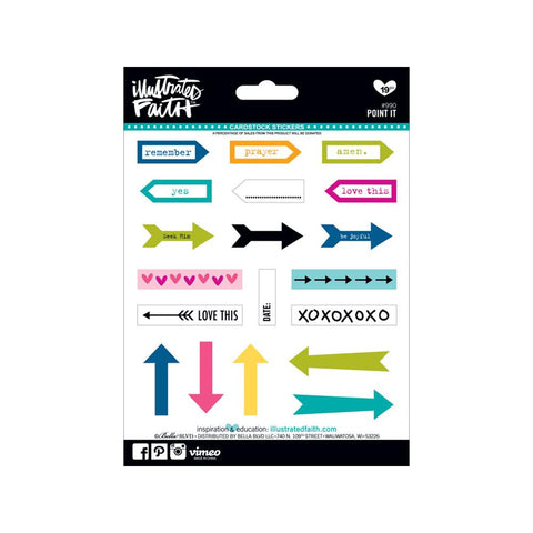 Illustrated Faith Point It Stickers