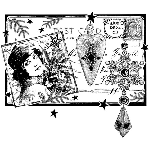 Postcard for Christmas Stamp