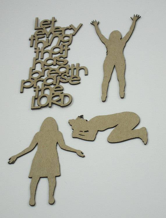 Praise Chipboard Medium