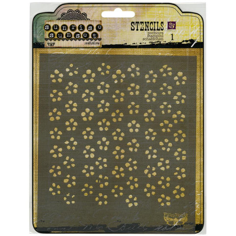 Finnabair Flower Stencil