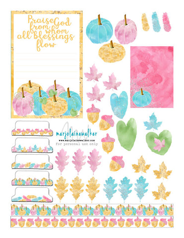 Blessed Bible Journaling Printable