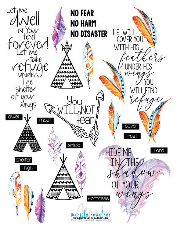 Psalm 91  Printable