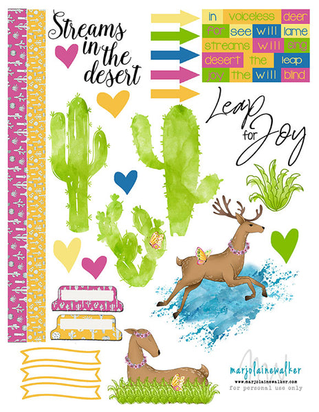 Streams in the Desert Bible Journaling Printable