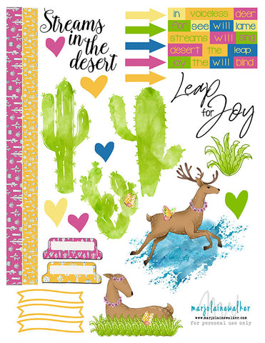 Streams in the Desert Bible Journaling Printable