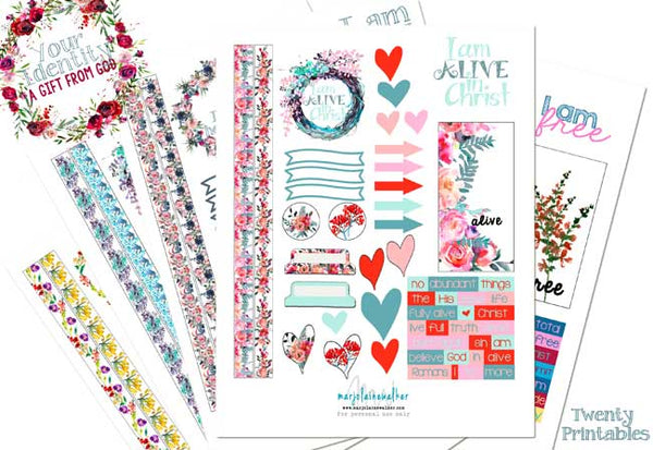 I Am Printables Set of Twenty