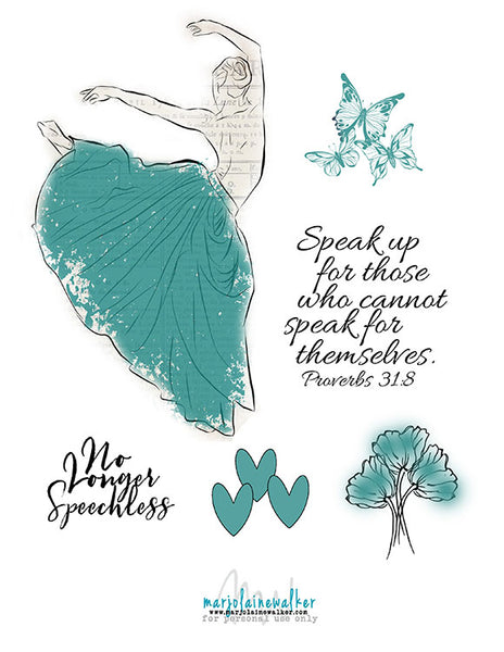 Reveal Your Teal SAAM Bible Journaling Printable